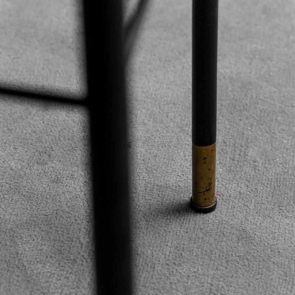 Console in legno 2 sedie in tessuto anni ’60 vintage modernariato