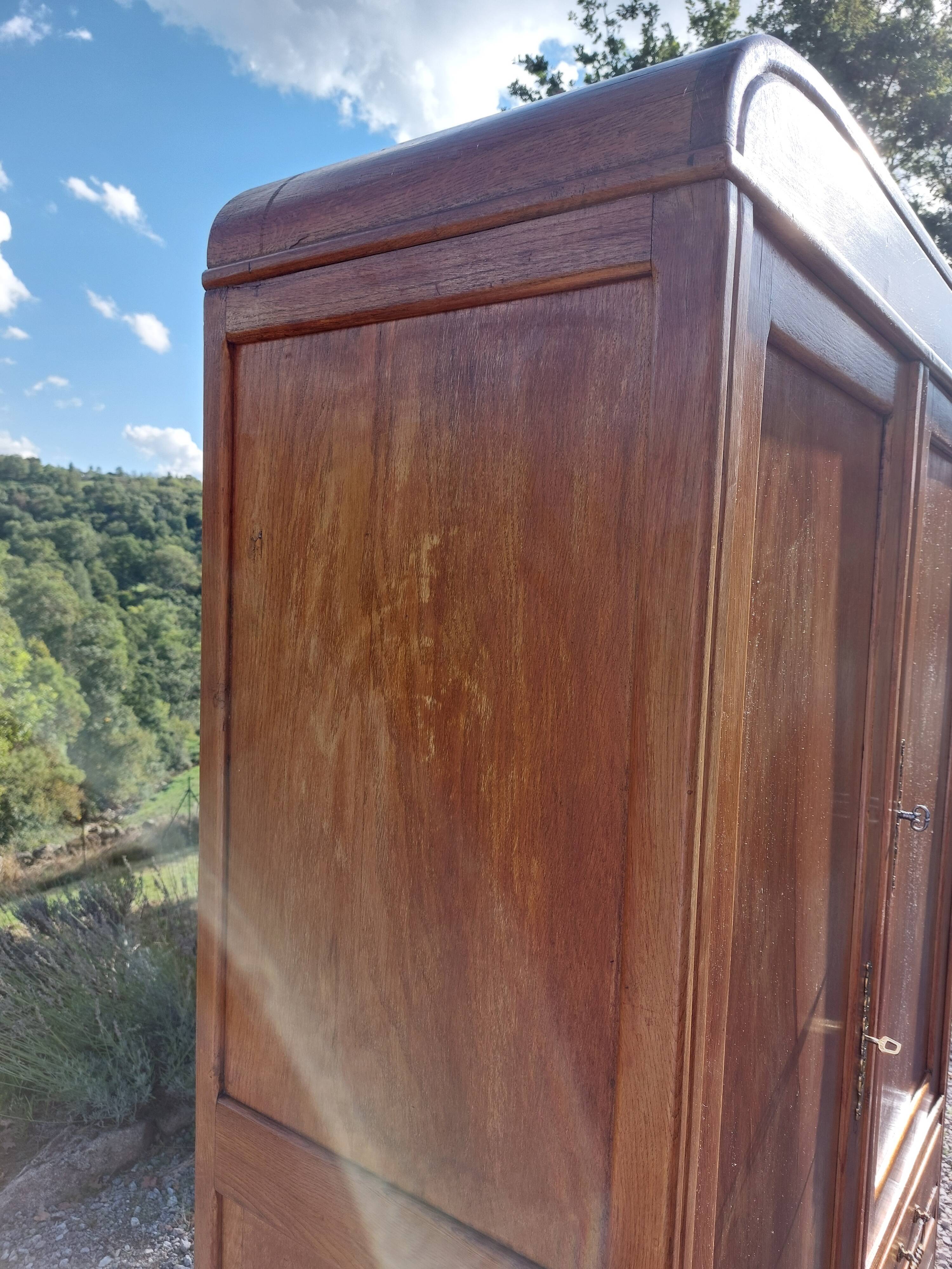 Parisian wardrobe, triple function (wardrobe, chest of drawers, cupboard), 1940s.