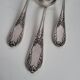 3 Small Silver Metal Dessert Spoons