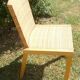 Chaise en bois et osier