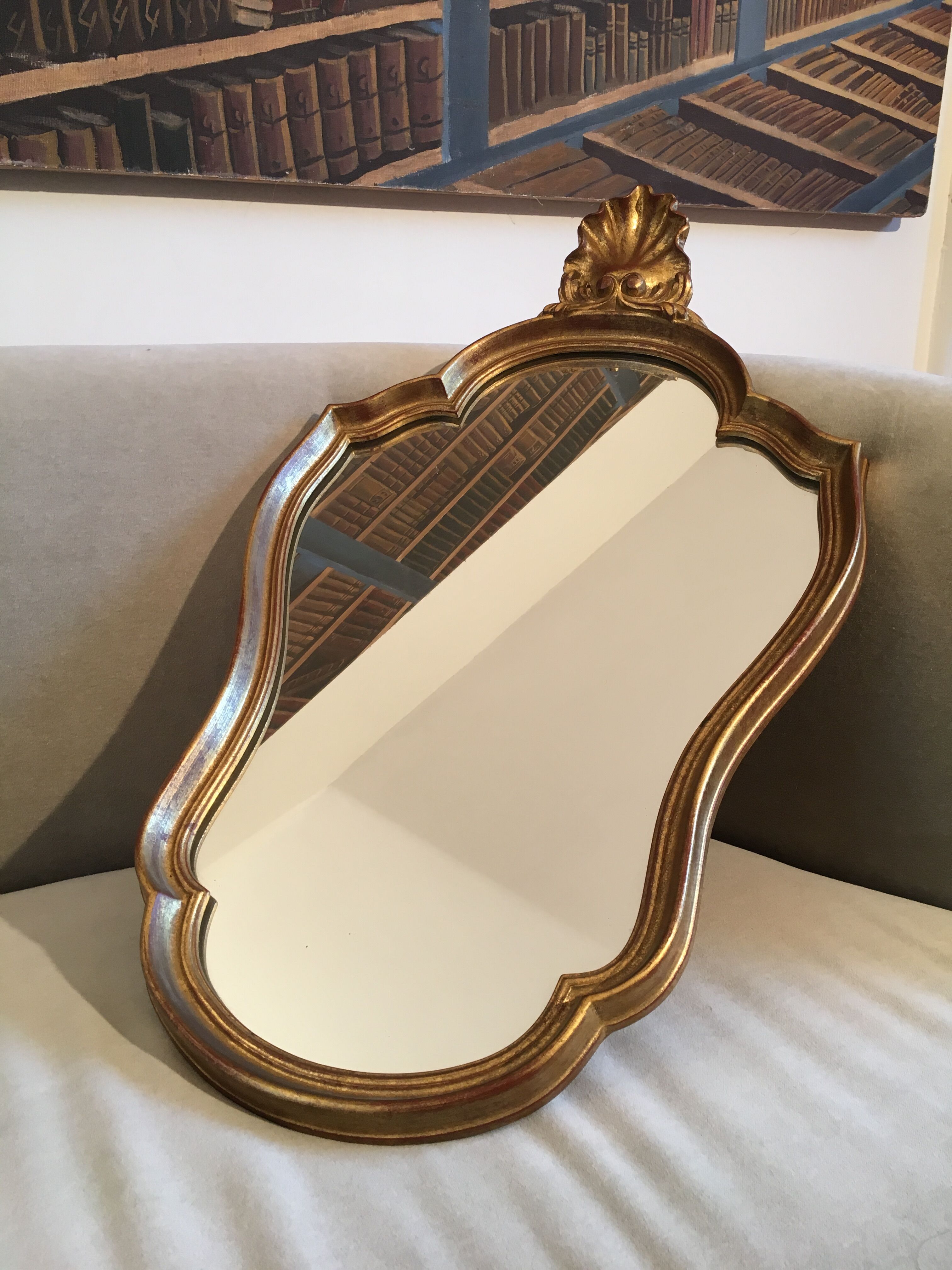 Mirror gilded baroque 73x41cm
