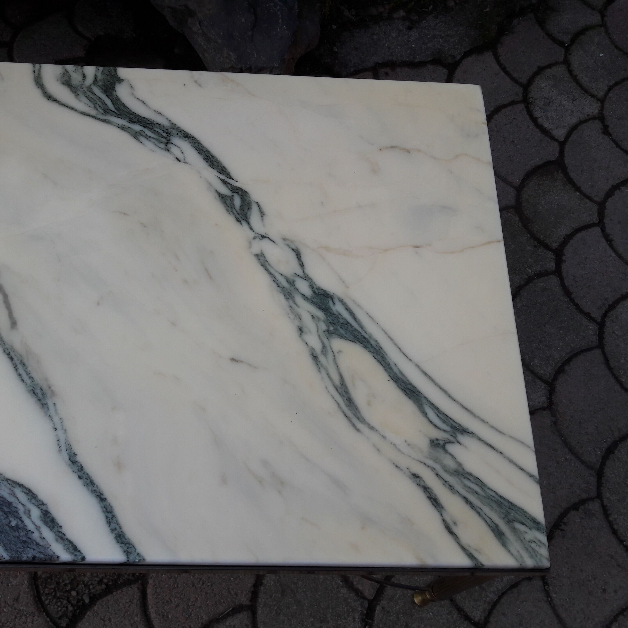 Table basse en marbre années 60