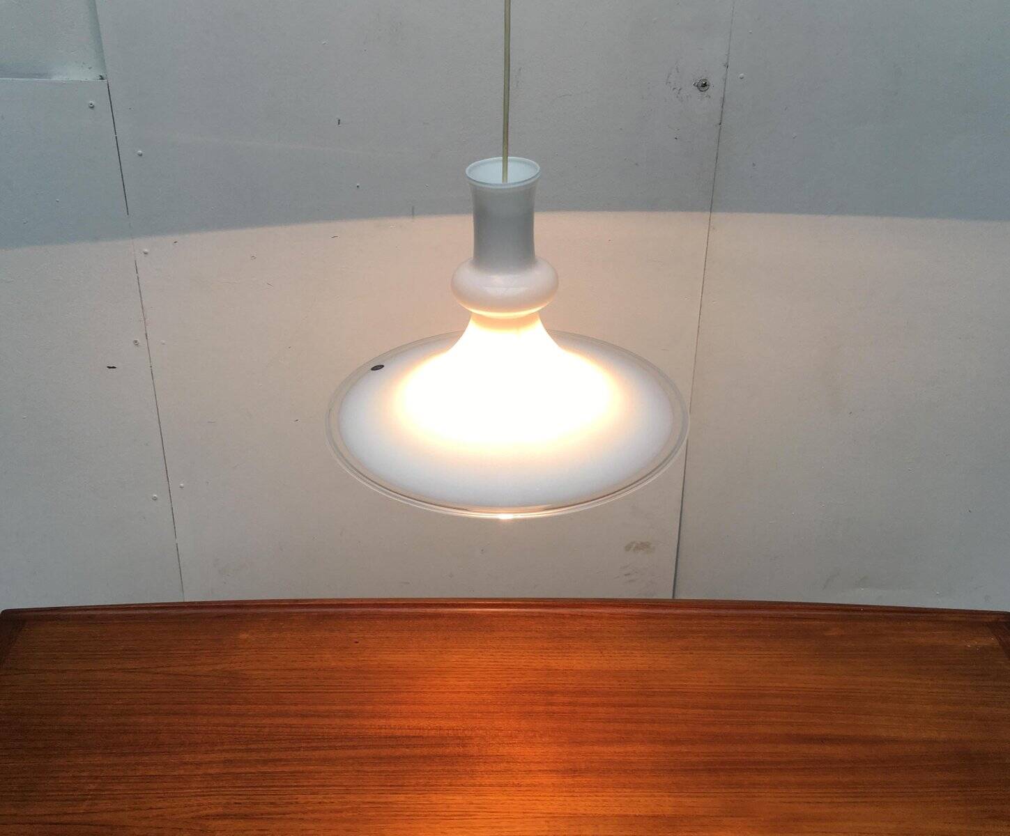 Vintage glass suspension by Michael Bang for Royal Copenhagen.