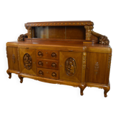 Large two-body oak sideboard 1920-1939