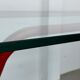 Modernist table / desk gigante zambusi boccato X seccose Memphis 1980