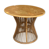 Large rattan garden table
