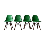 Set 4 chairs by Charles and Ray Eames for Herman Miller
