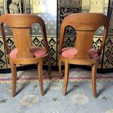 6 chaises gondoles de style Empire