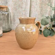 Pot vase carafe pichet vintage grès