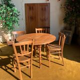 Duo of bistro chairs