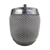 Screened ice bucket, circa 1970