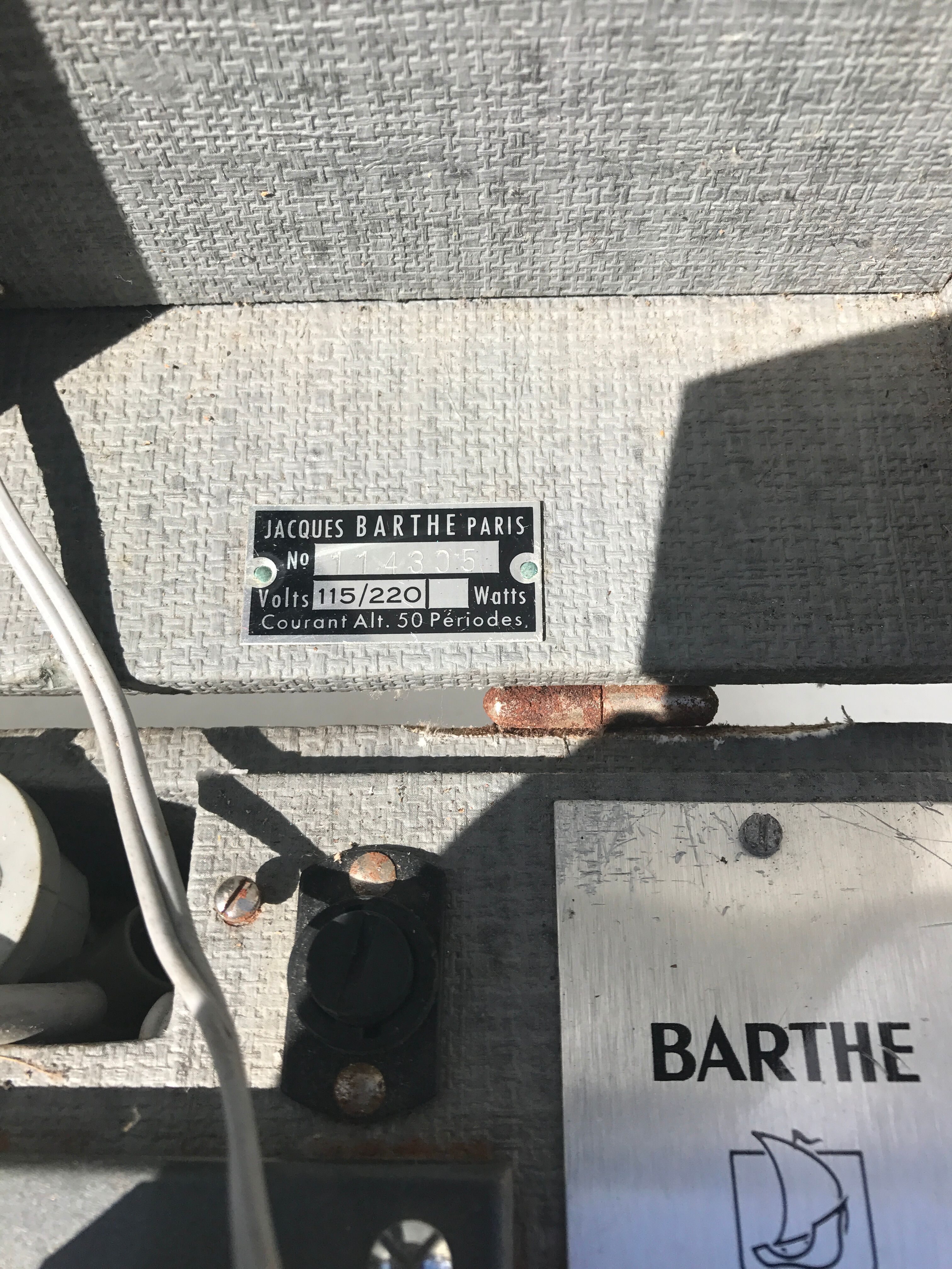 Tourne-disque Vintage Barthe – Platine Vinyle, état D'occasion