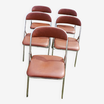 5 chaises pliables