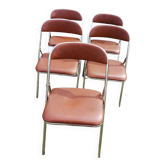5 chaises pliables