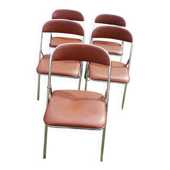 5 chaises pliables