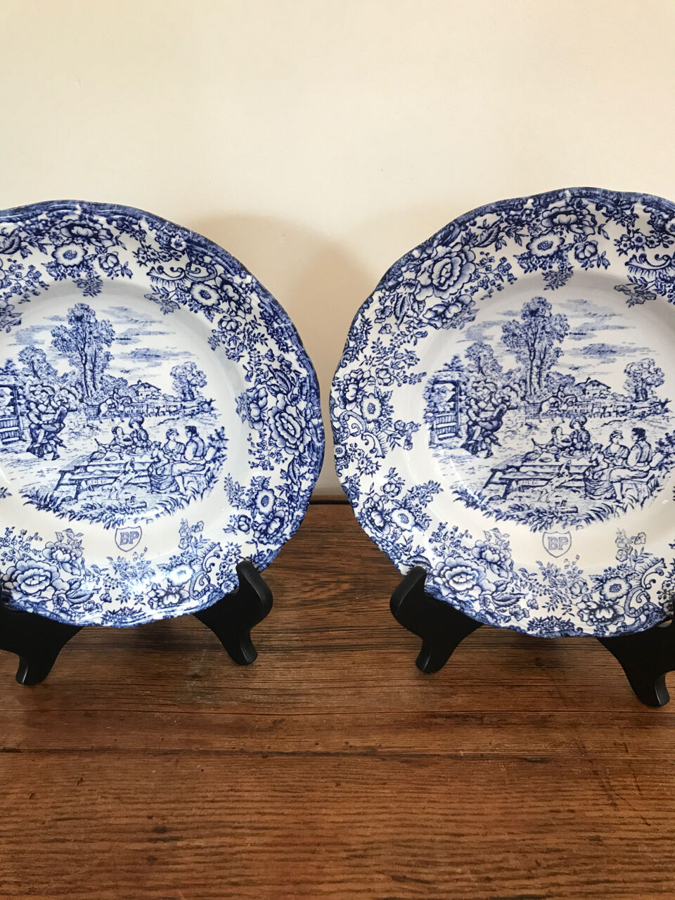 2 BP advertising plates