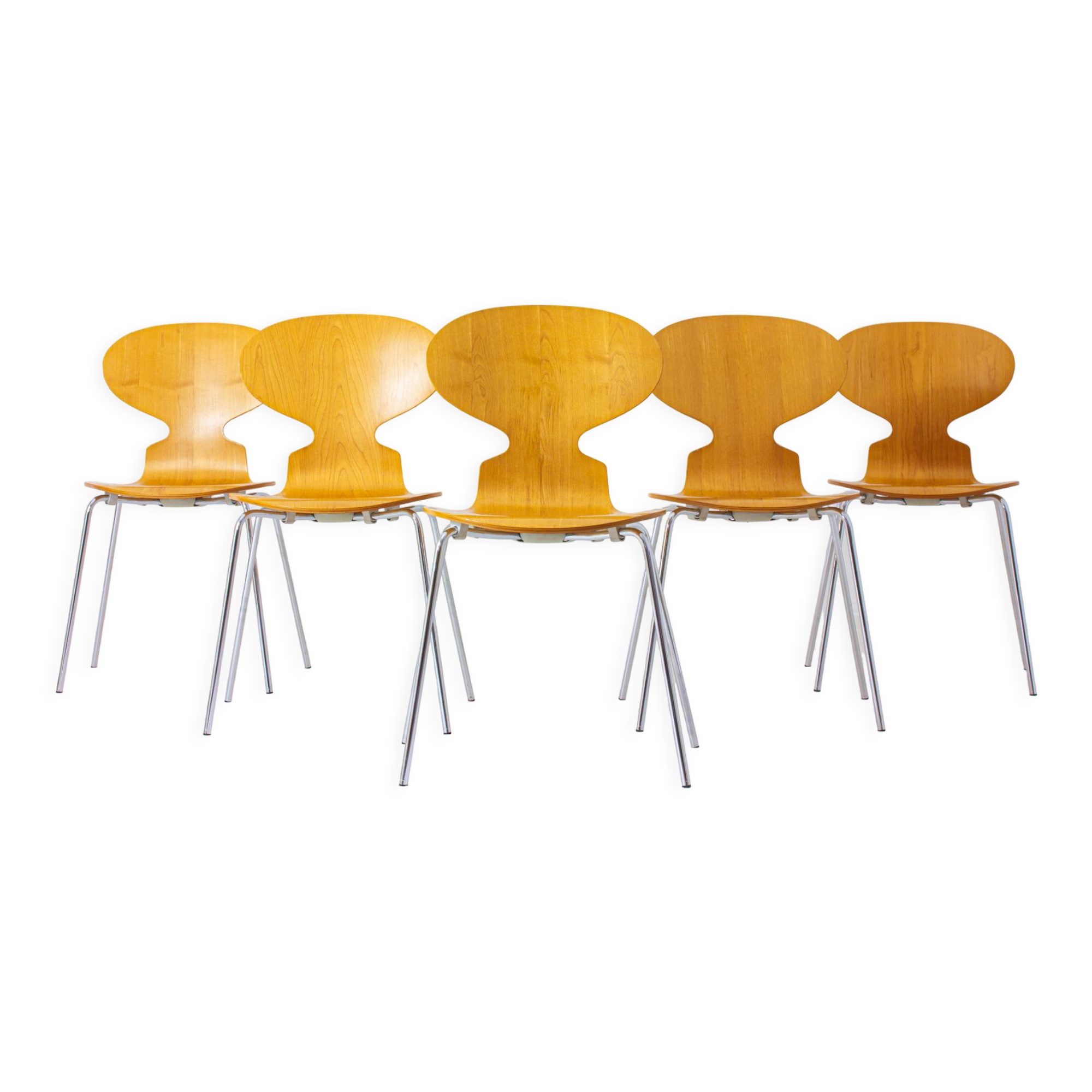 Special set of 5 Ant chairs by Fritz Hansen
