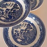 5 English bowls "Willow" Johnson Brothers