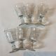 Set de 6 verres gravés soufflés