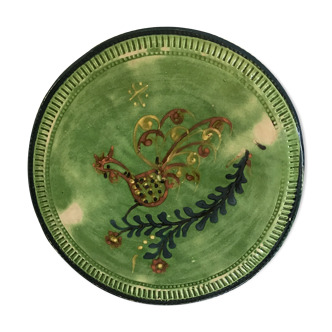 Glazed terracotta platter