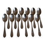 12 silver plated soup spoons Frionnet François
