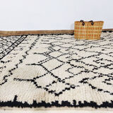 Handmade moroccan berber carpet 263 x 163 cm