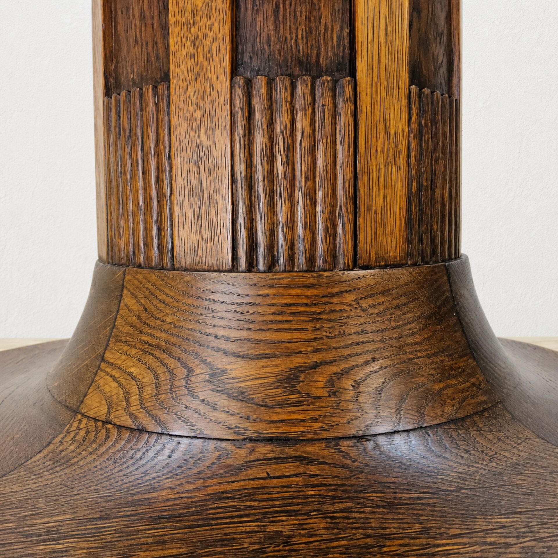 Antique oak Art Deco games table / card table
