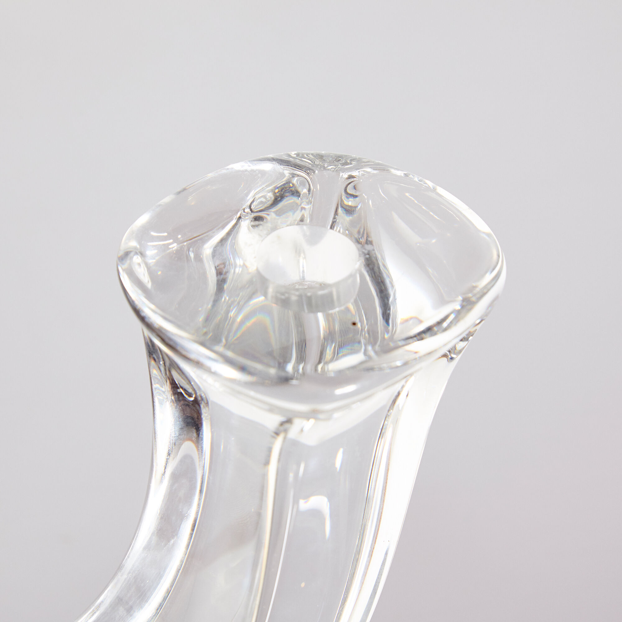 French crystal candlestick