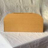 Old wooden filing box with shutter