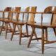 Fauteuils design scandinave en pin par Asko années 1970