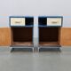 Pair of Bauhaus nightstands, Czechoslovakia, 1930s