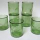 7 vintage water glasses