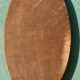 Miroir  bois doré  ovale 36 x 67 vintage