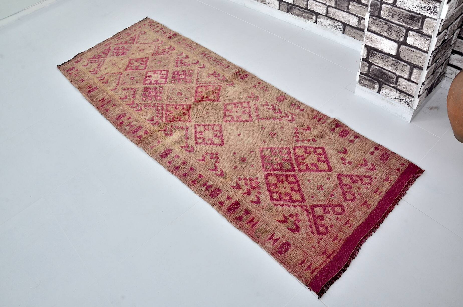 Oushak Anatolian Hallway Runner Rug sku 2197