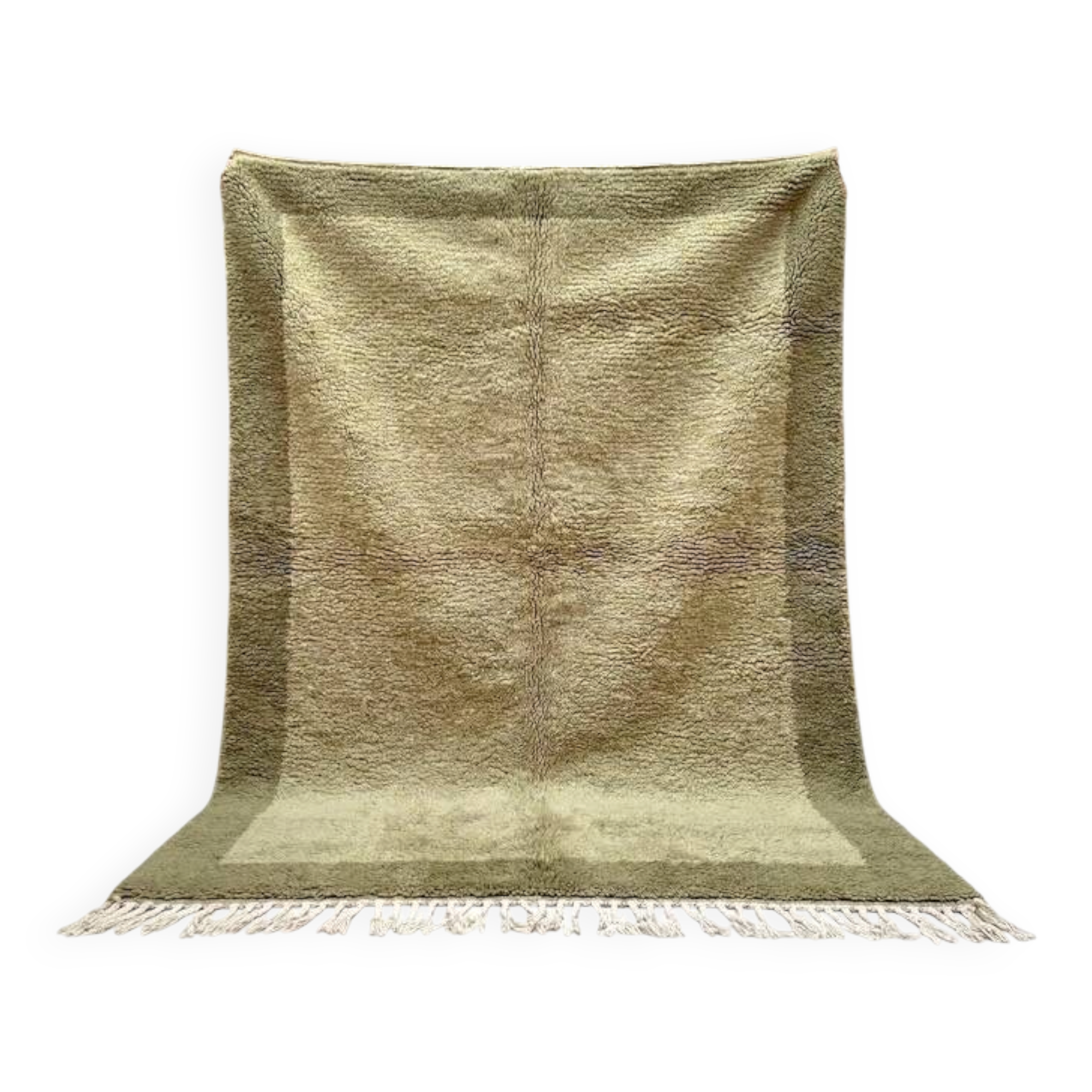 Tapis en laine pure fait main traditionnelle taille 1,5/3,5 m
