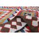 1970s Vintage Turkish Hand-Knotted Wool Cotton Red Runner Rug 93x355