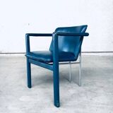 Leather Cachucha Dining Chairs by Hugo De Ruiter for Leolux, 1990s, Set of 4