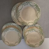 Series of 6 plates