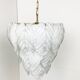 Vintage murano leaf chandelier, 1970s
