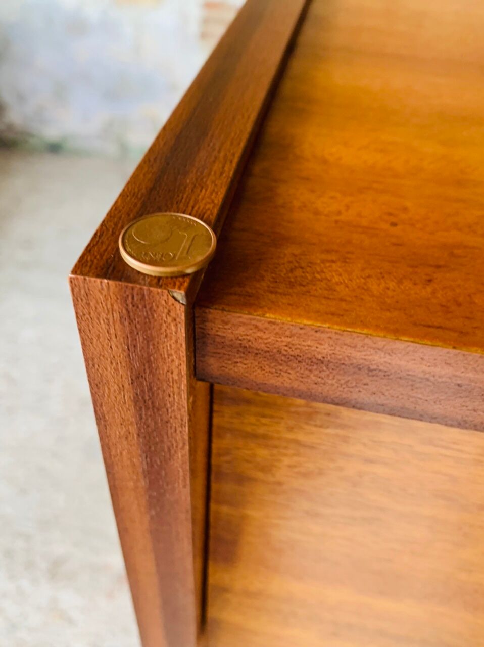 Vintage chest of drawers, 5 drawers in teak Circa 60