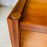Vintage chest of drawers, 5 drawers in teak Circa 60