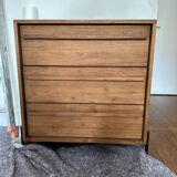 Teak chest of drawers