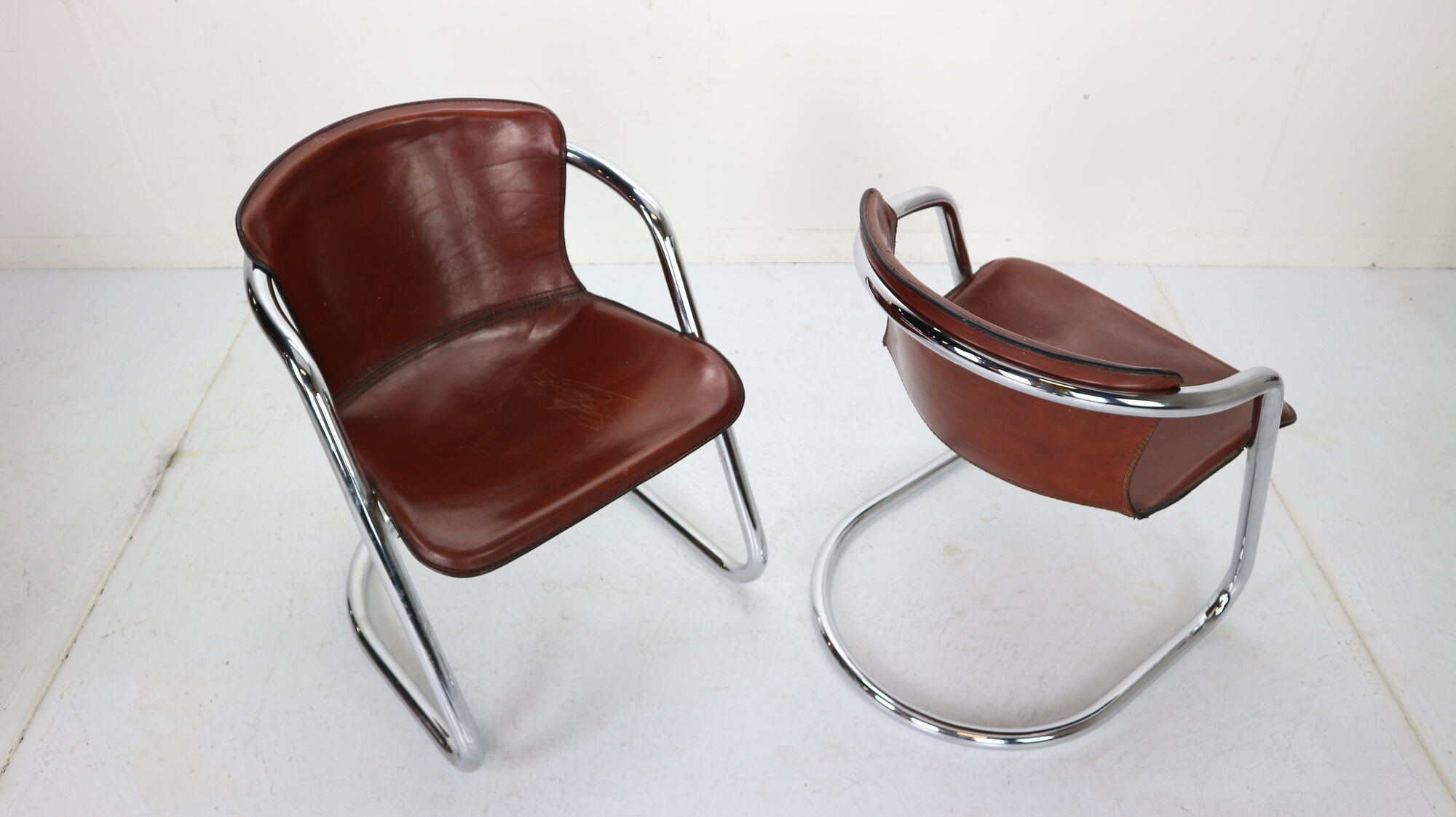 Set of 4 chairs for Cidue, 1970s, Italy