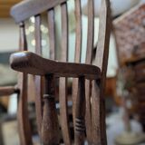 Grand fauteuil en châtaignier