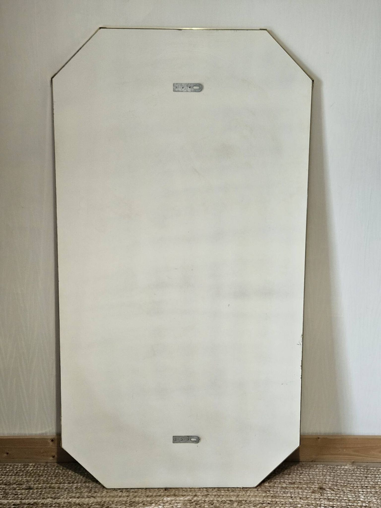 Grand miroir biseauté octogonal
