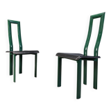 Italian Model Regia Dining Chairs by Antonello Mosca for Ycami, 1980s, Set