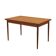 Table en teck, design danois, années 1970, fabriquée au Danemark