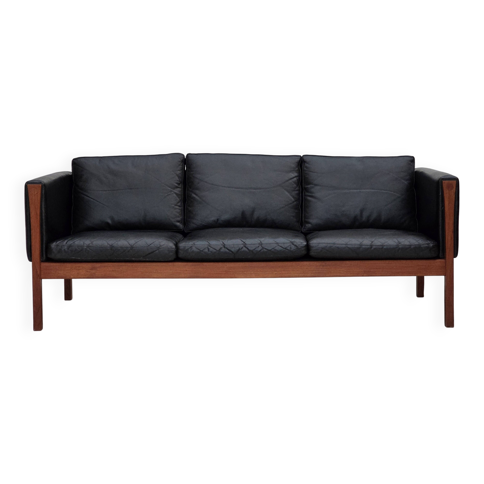 1960s, Danish design by H.J.Wegner, 3 seater sofa model CH 163.