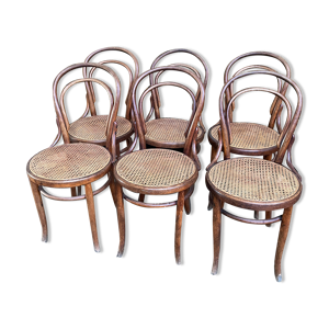suite de 6 chaises bistrot