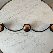 Metal hook and pink gold vintage 70s